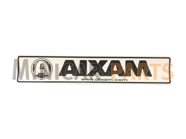 Front bumper sticker Aixam