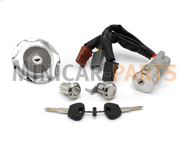 Lock set (3- wire) Microcar / Ligier