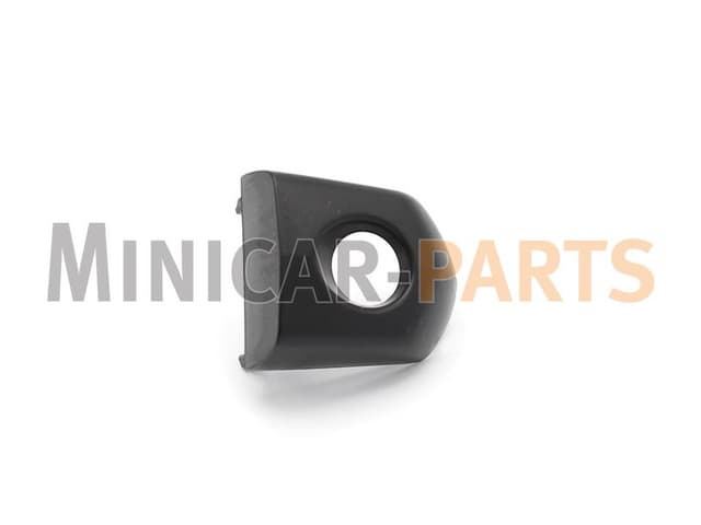 Corner piece left door handle Aixam (black)