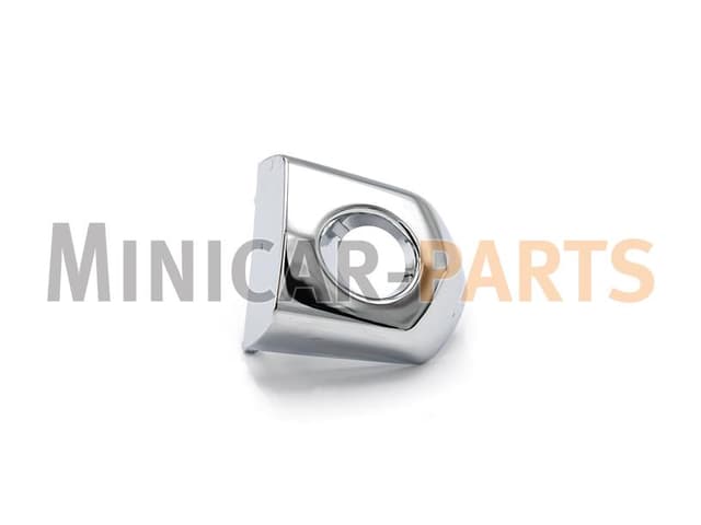 Corner piece left door handle Aixam (chrome)