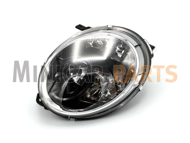 Headlight left Microcar MGO 4 / MGO 5 / Dué 3 (Black)