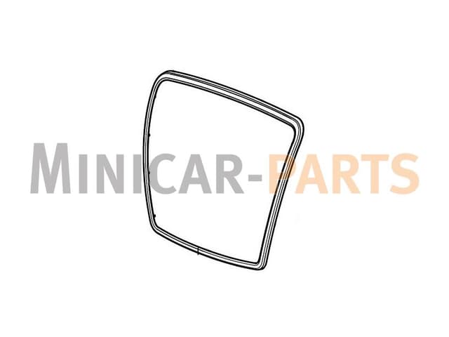 Chrome edge front bumper grill Grecav Sonique
