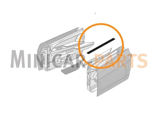 Seal door window Ligier IXO