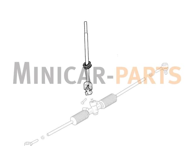 Steering axle Microcar MC1 / MC2 / Due First