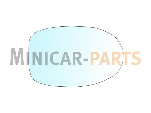 Mirror glass exterior mirror Microcar / Ligier / Chatenet / Casalini / Grecav
