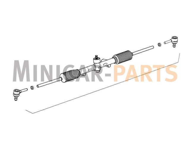 Steering box complete Microcar MGO1