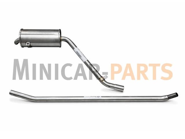End silencer exhaust Aixam 400