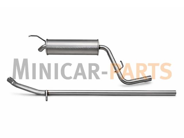 Exhaust silencer Aixam Ambition