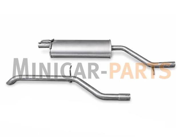 Rear exhaust silencer Microcar / Dué / Ligier Lombardini Progress
