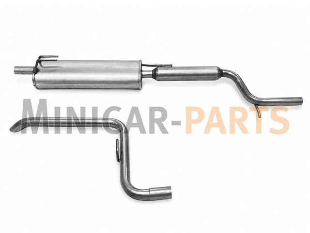 Exhaust end silencer Microcar / Ligier