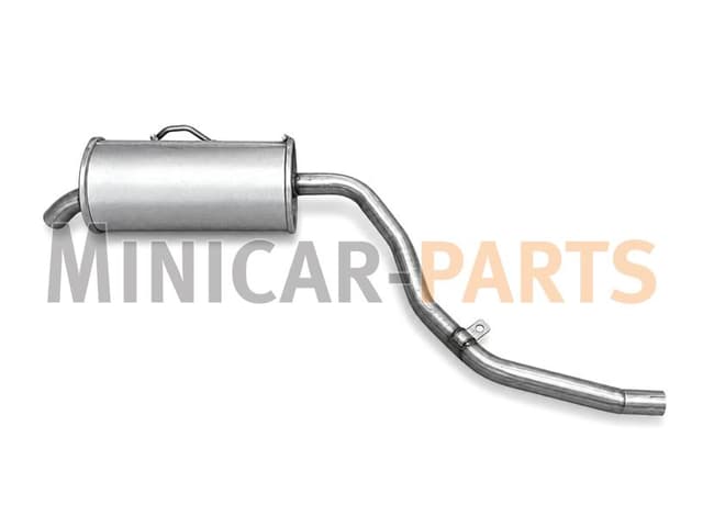 End silencer exhaust Aixam 400 / 400.4 / 400 Evo