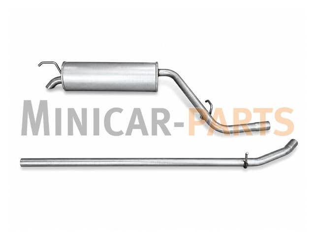 End silencer exhaust Aixam Sensation / Emotion