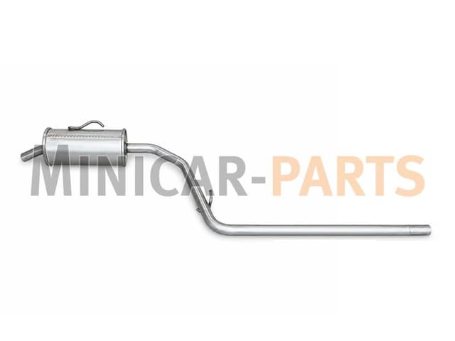 End silencer exhaust Aixam 741 / Roadline / Crossline